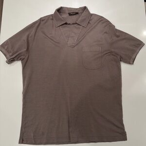 Loro Piana Taupe Polo Shirt